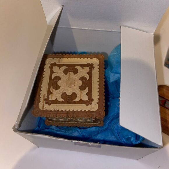 4 Small Random Trinket boxes vintage‎ - Picture 5 of 11